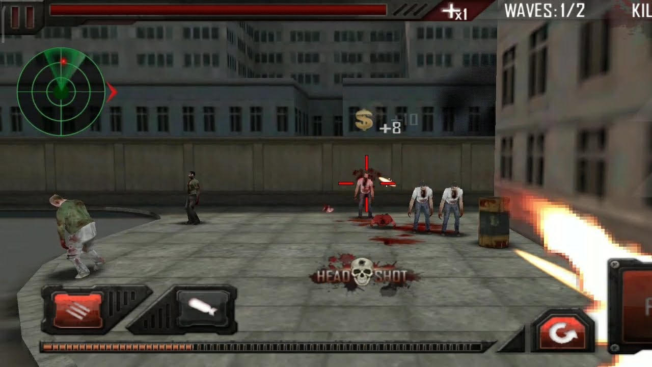 Zombie roadkill gameplay || mission 52 || zombie shooting gameplay.