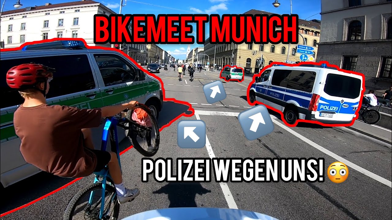 Bikemeet M&uuml;nchen mit Wuppetz eskaliert! (POLIZEIEINSATZ!) // Enduro Kick