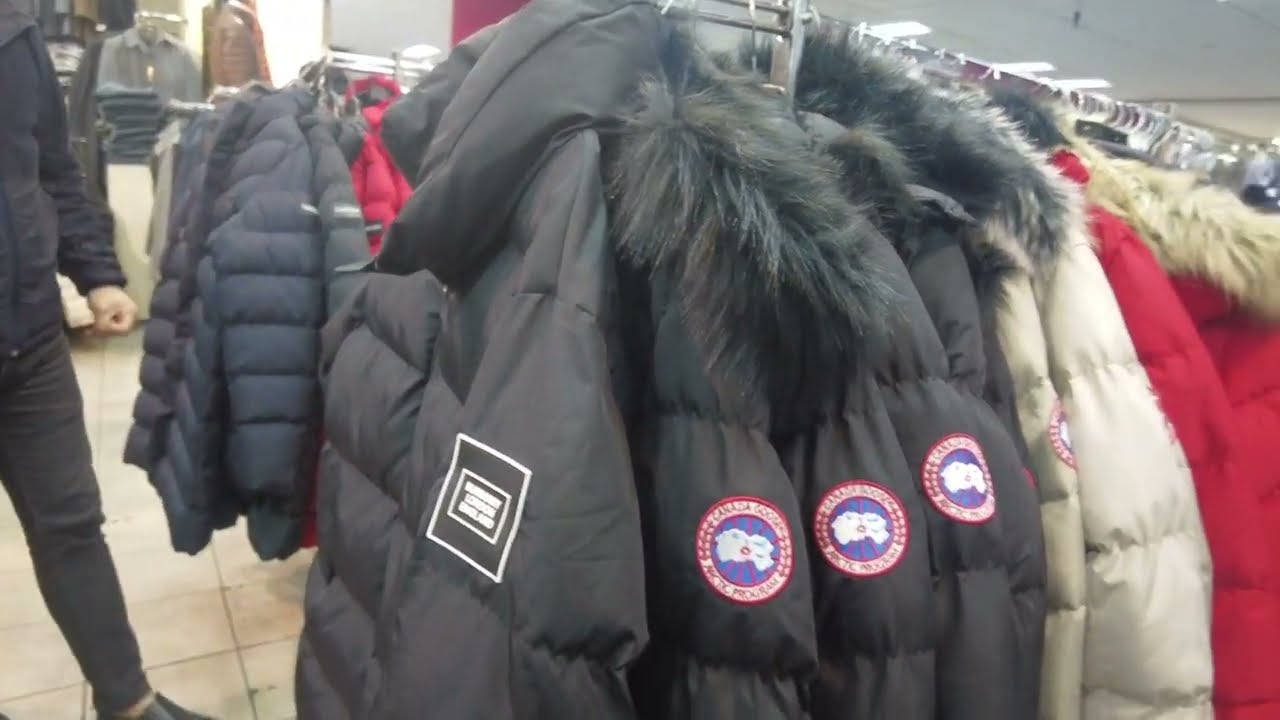 ISTANBUL FAKE MARKET.  Canada Goose Jackets $68US. Aksaray Underground Market.