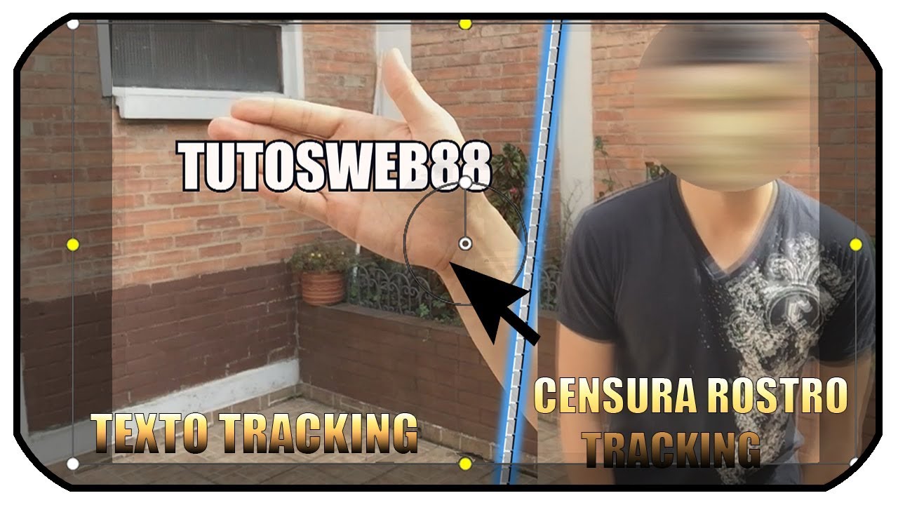 Como usar Motion Tracking Automàtico para textos / efecto censura rostro Tracking Vegas pro 16