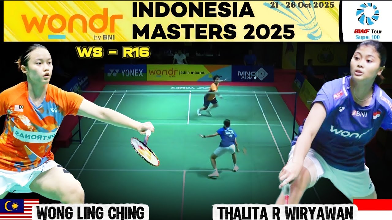 Wong Ling Ching vs Thalita Ramadhani Wiryawan | Badminton Indonesia Masters 2025 Super 100