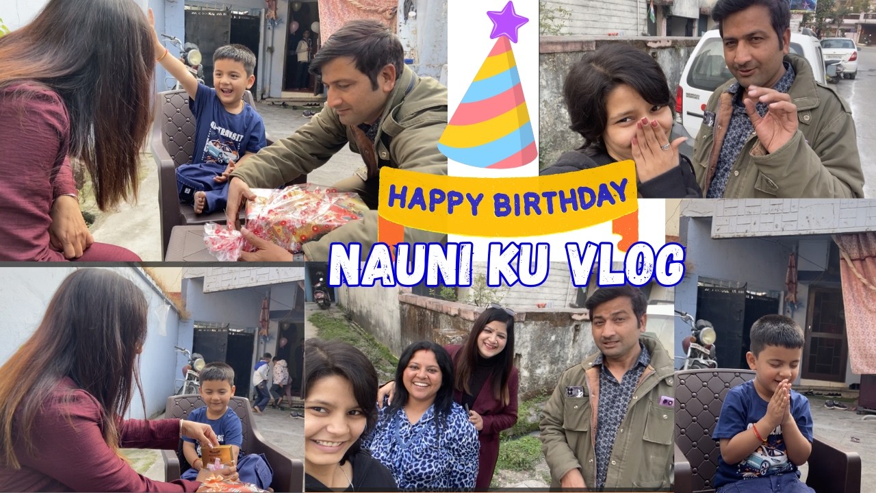 pahadi dev anand ji ke bete ki birthday party | full masti vlog
