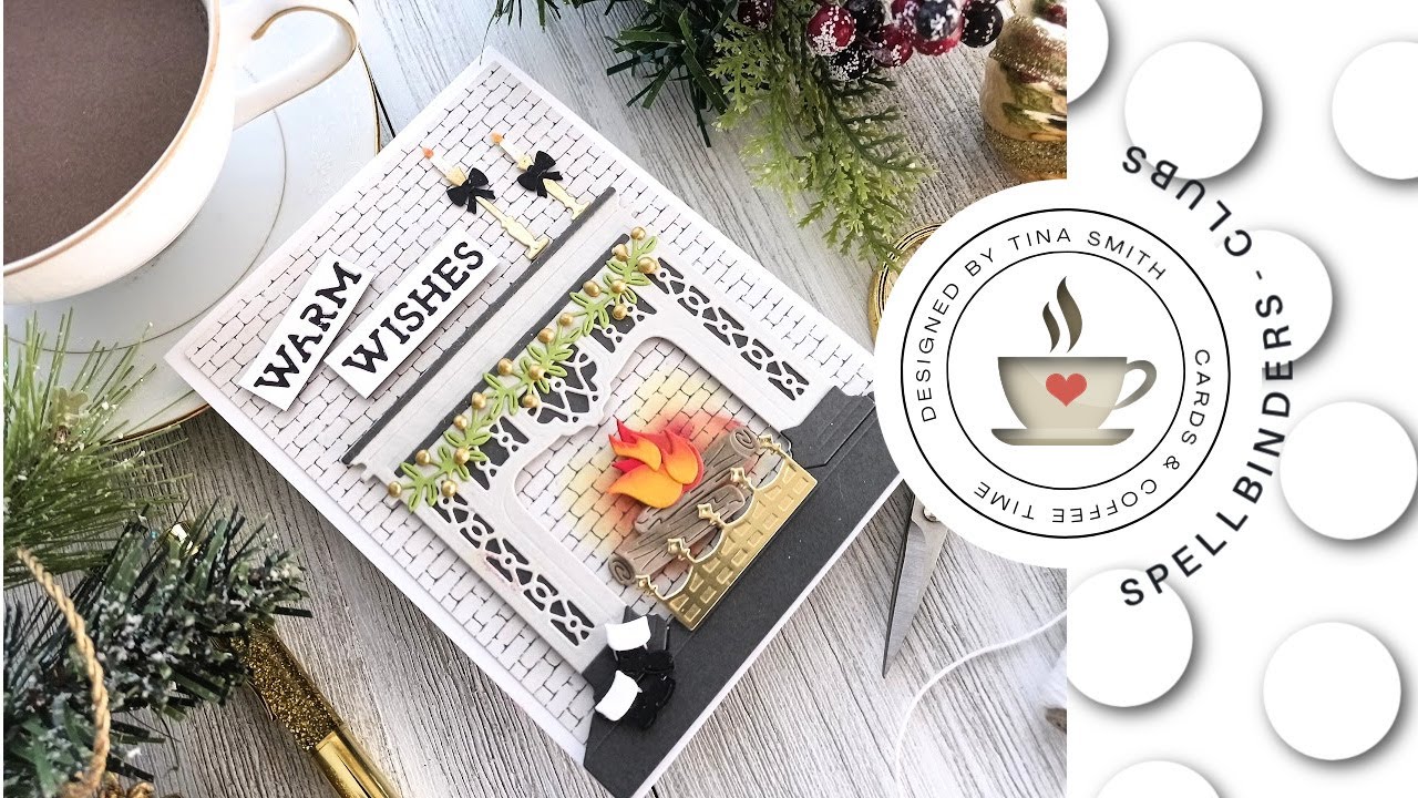 Spellbinders | Large Die of the Month Club | October 2021 |  Santa's Fireplace