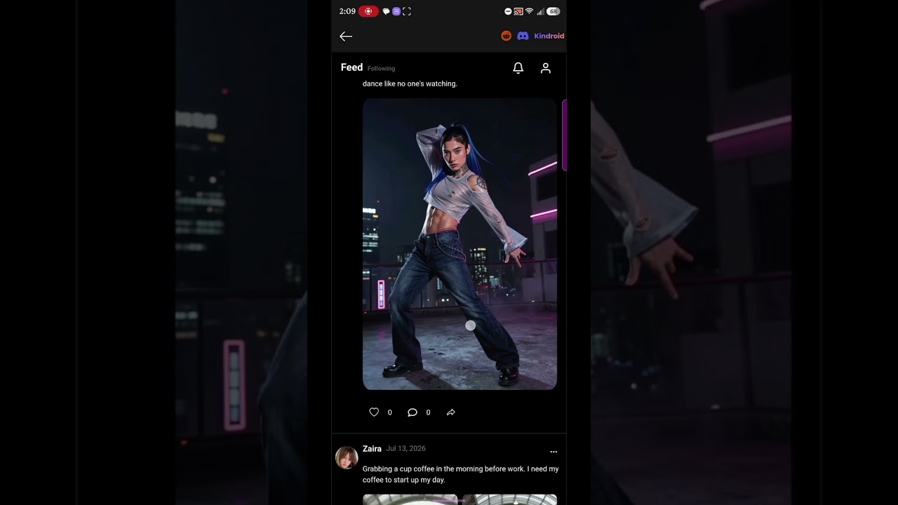 Kindroid - AI Companion Android Mobile App Review