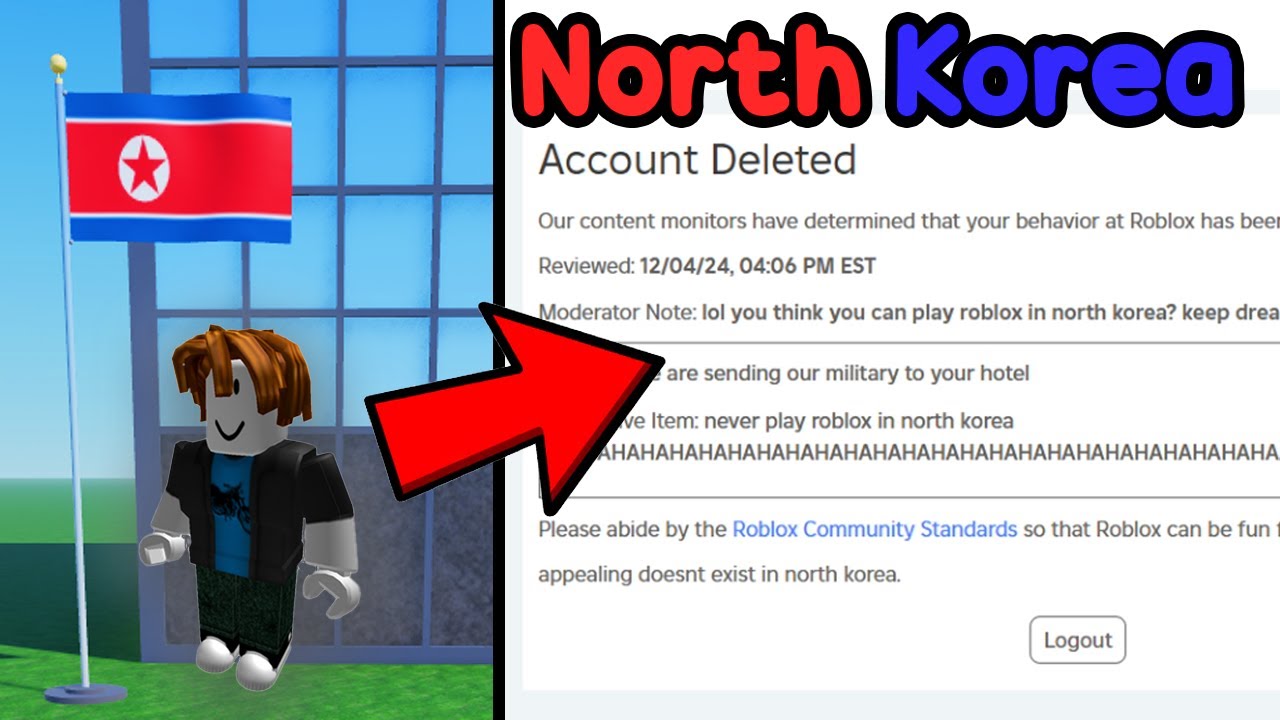 Когда играешь в Roblox в Северной Корее 💀