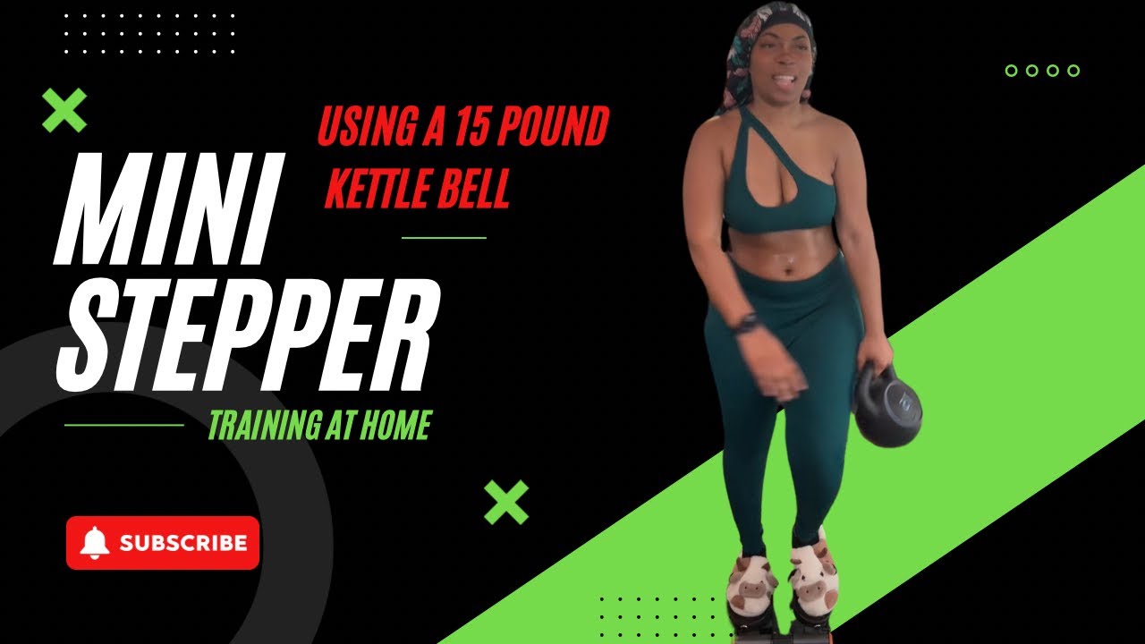 Trying the Mini Stepper with a 15 pound kettle bell | #ministepper
