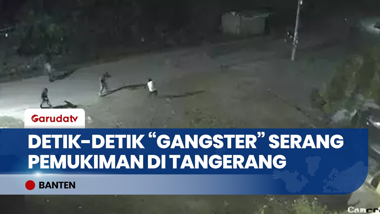 Aksi Gangster Serang Warga yang Sedang Siskamling di Pagedangan Tangerang