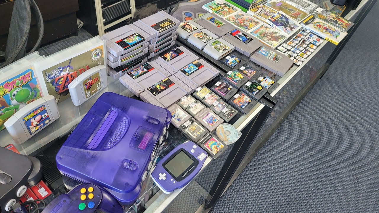 Grape TRADES! Purple N64 & Gameboy Advance - Zelda Skyward Sword - Axelay - Castlevania.