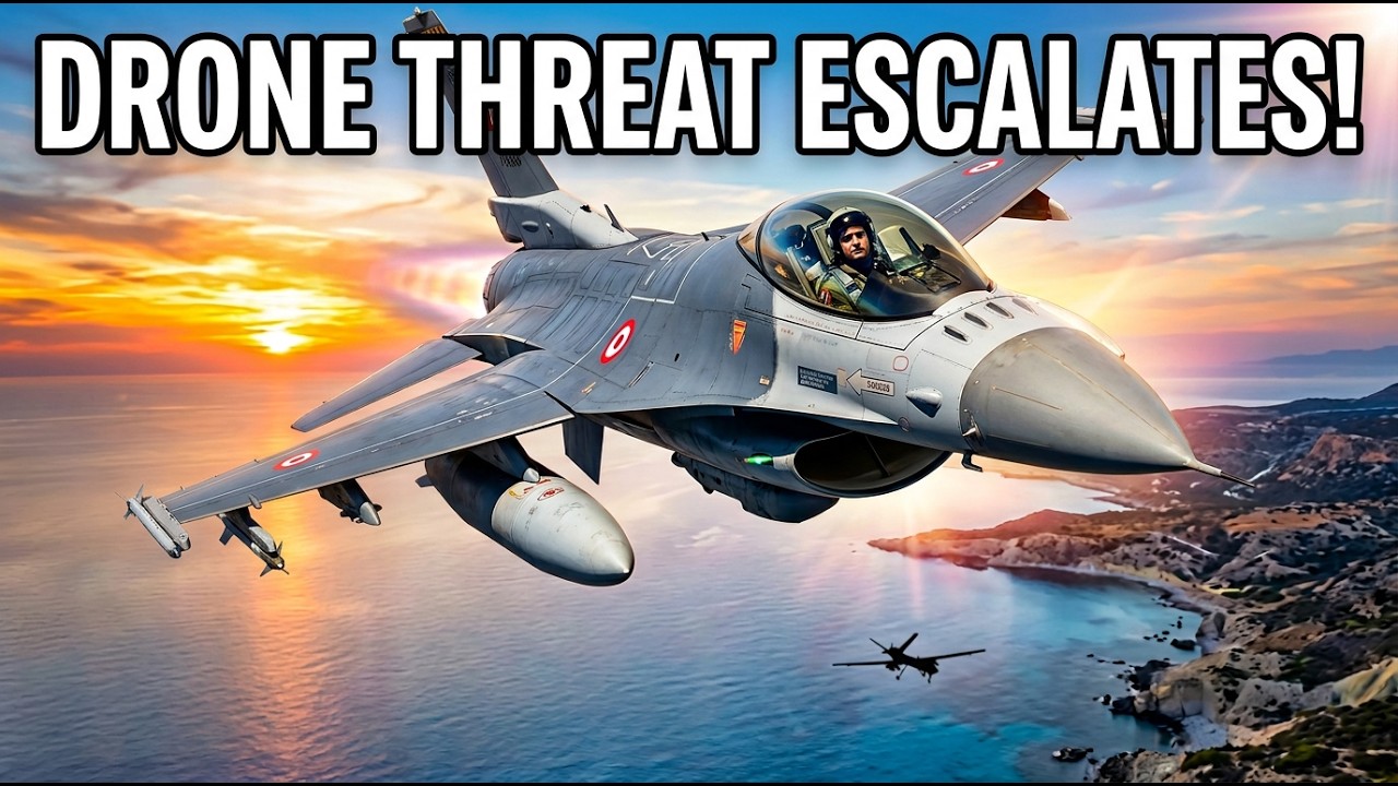 Срочное сообщение: Турция перебрасывает истребители F-16 на Северный Кипр на фоне эскалации регио...