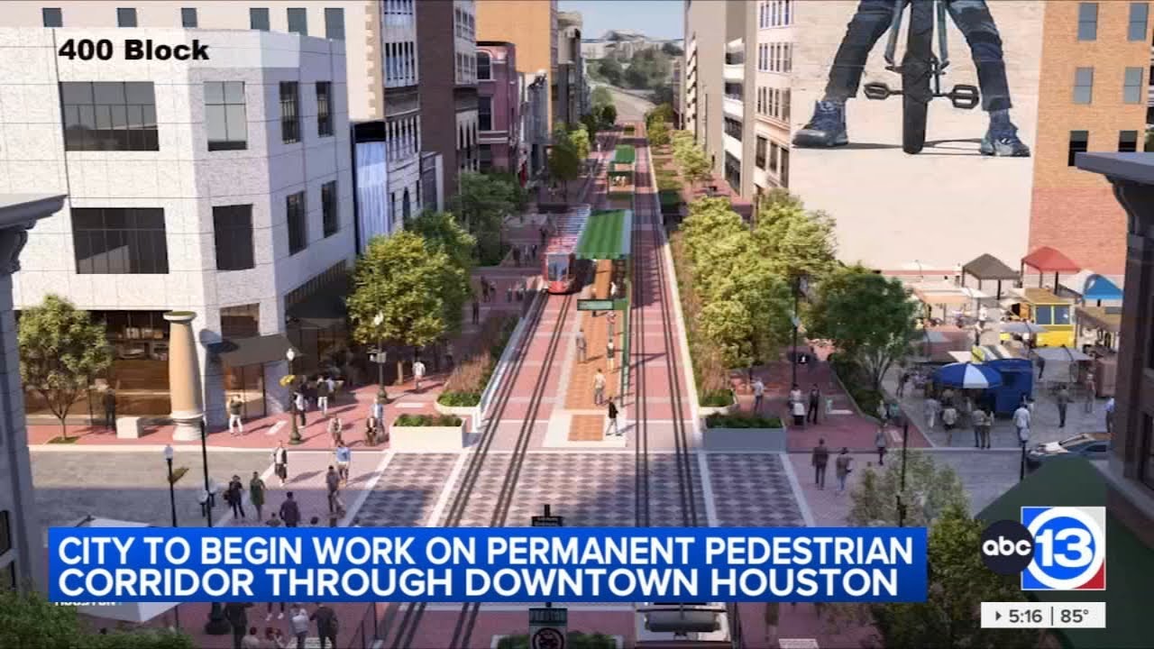 City to begin work on permanent pedestrian corridor through downtown Houston