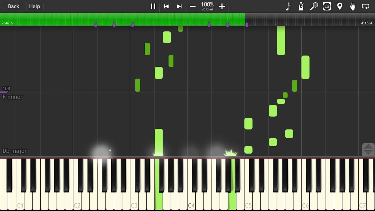 [Dark PHOENiX] プレインエイジア: Plain Asia [Piano Tutorial] (Synthesia)
