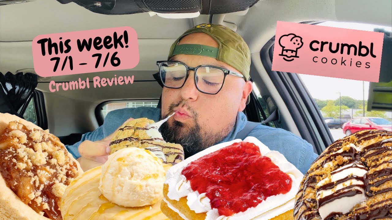 CRUMBL COOKIES 🍪 Strawberry Shortcake, S’mores, Cornbread, Apple Pie 🍪