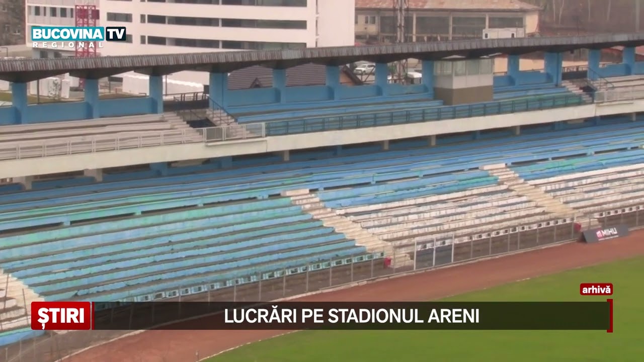 Lucrari pe stadionul Areni
