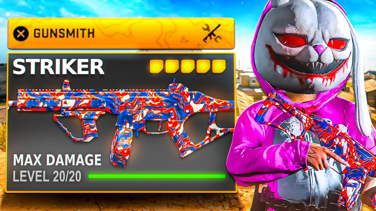 the *NO RECOIL* STRIKER CLASS SETUP on REBIRTH ISLAND WARZONE!