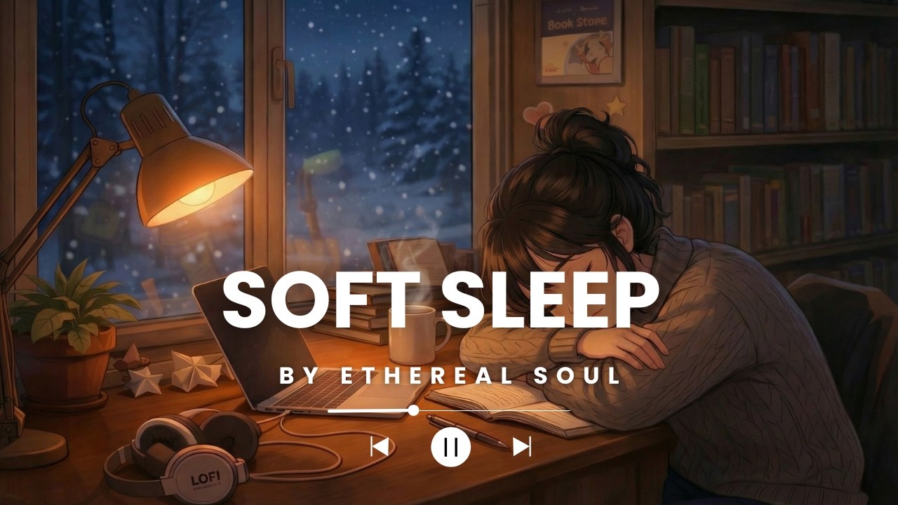Soft Sleep Lo-Fi ❄️ Calm Winter Night for Deep Rest & Insomnia Relief
