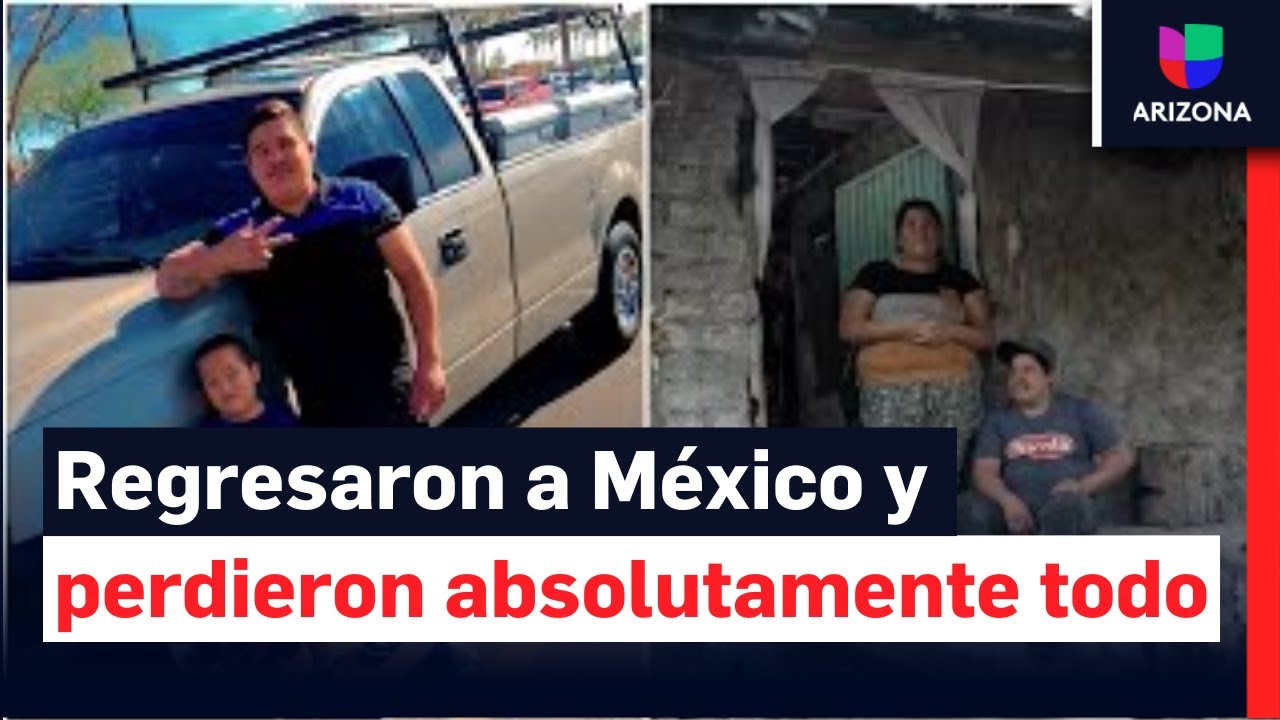 Temor a Trump llevó a familia a regresar a México y perderlo todo en la frontera