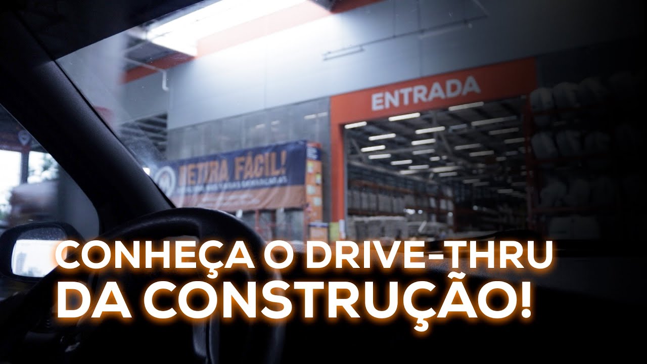 Conheça o Drive-Thru da Construção Obramax