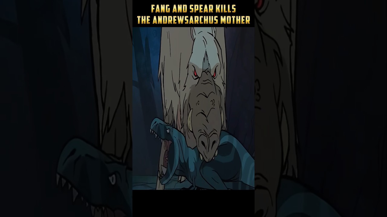 Fang & Spear kills To The Andrewsarchus Mother😱 Primal S 3 Ep 6 #adultswimeurope #primal #zombie