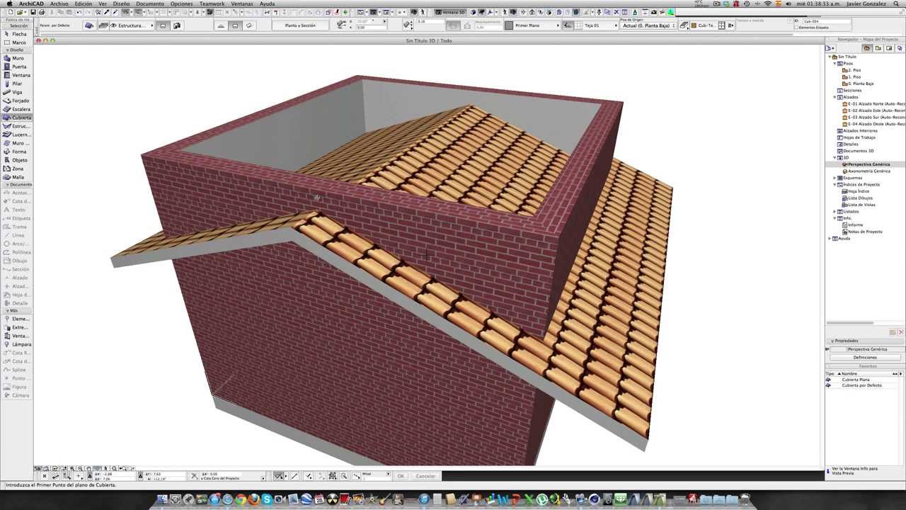 ARCHICAD 16 TUTORIAL 7 CUBIERTAS