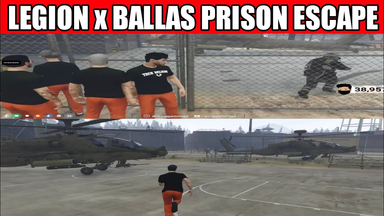 VLTRP - LexMaverick ( Legion x Ballas ) Prison Escape || Launch Rockets On Pd @LexMaverick #vltrp