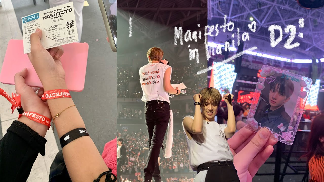 manifesto in manila day 2 concert— VIP standing experience | Dear Emma