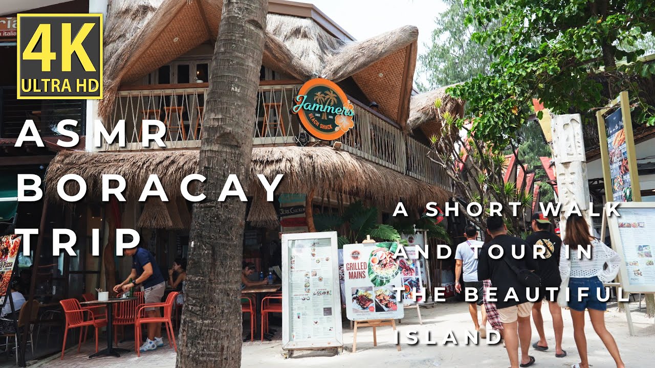 Short walk in Boracay | Cafes, Restaurants, Desserts, Beach | Short Video