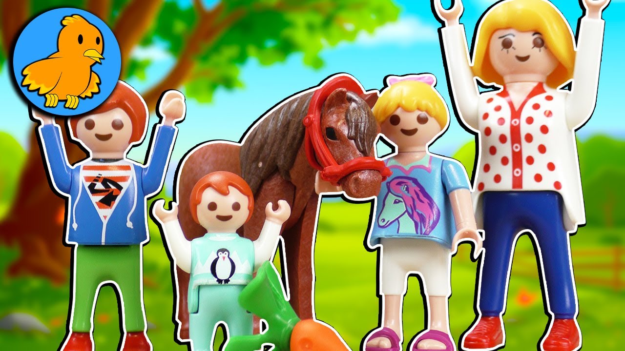 PFERDESPAß BEI FAMILIE VOGEL! Ausflug auf den Reiterhof | Playmobil Film Deutsch