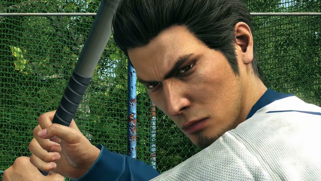 Kiryu throws a bat