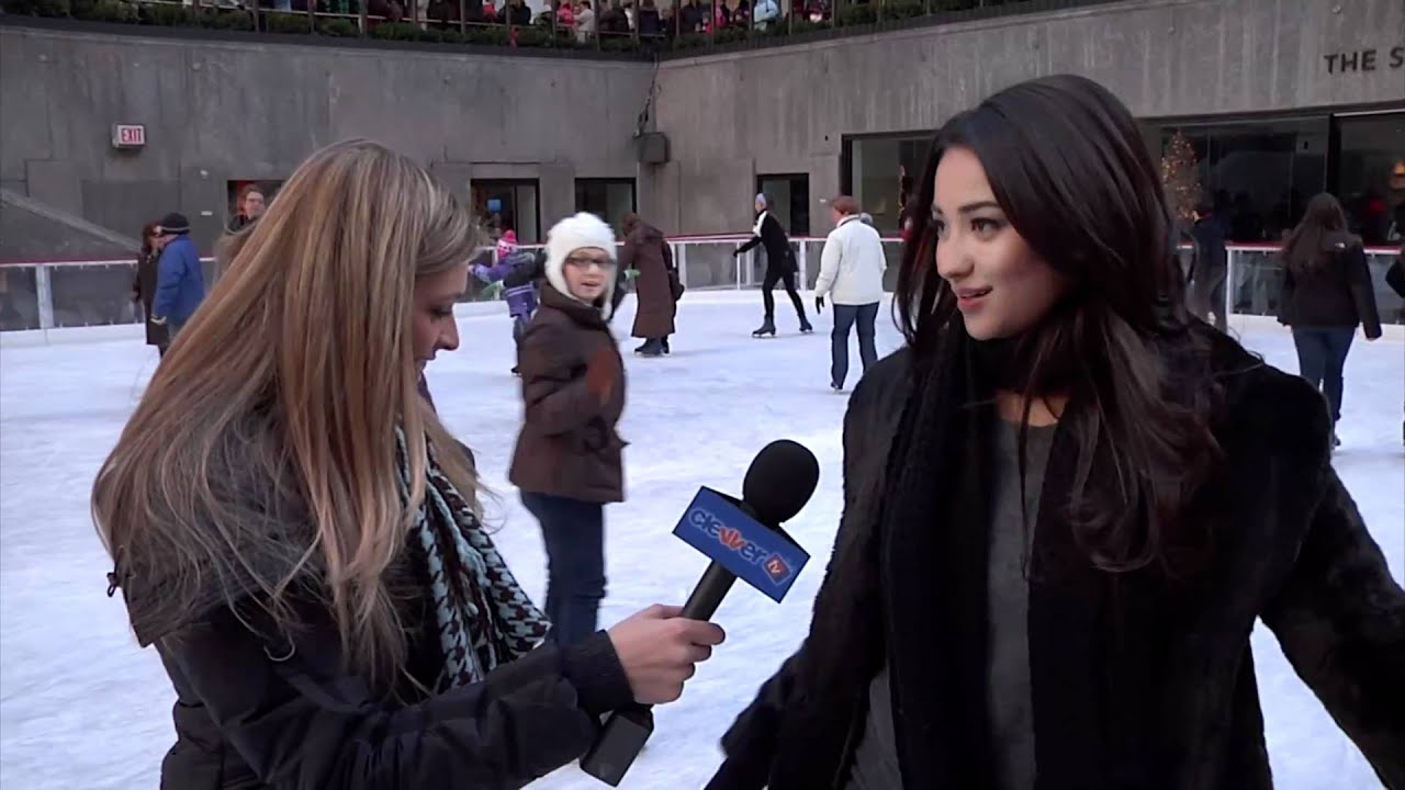 Ice Skating With Shay Mitchell From 