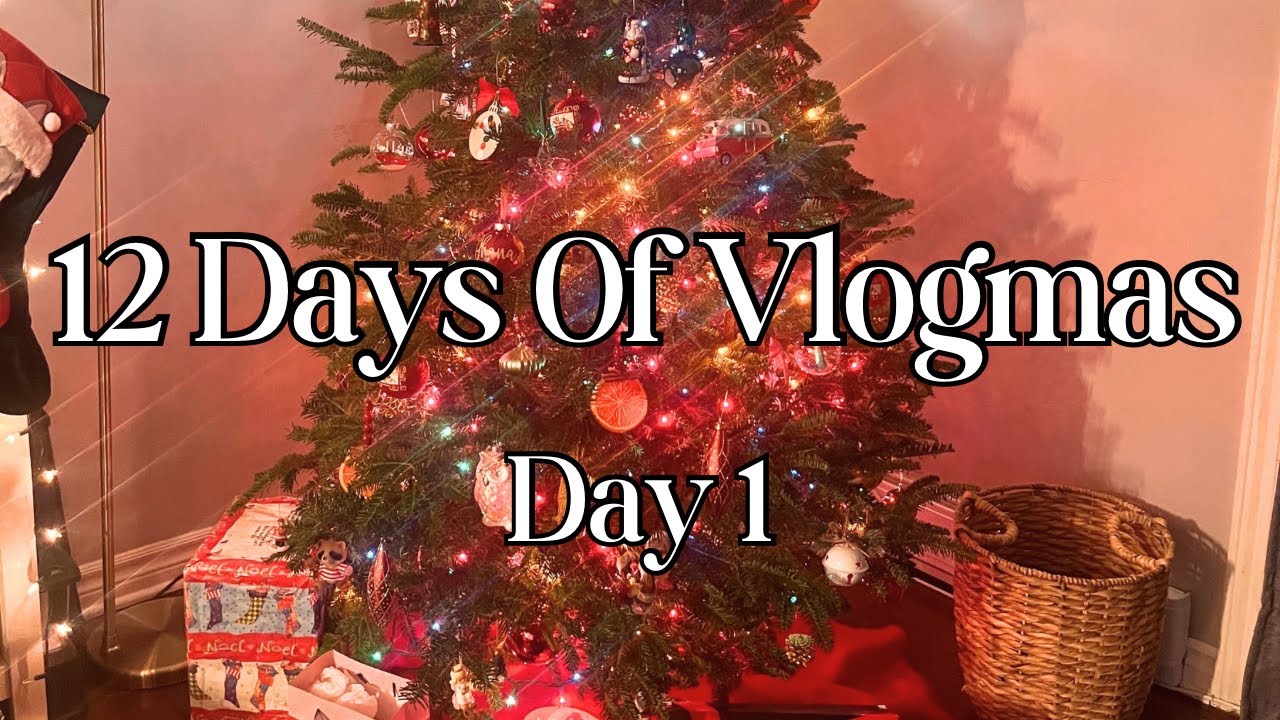 12 DAYS OF VLOGMAS DAY 1 | Rochester, NY | Getting my Christmas tree + my go to healthy meal!