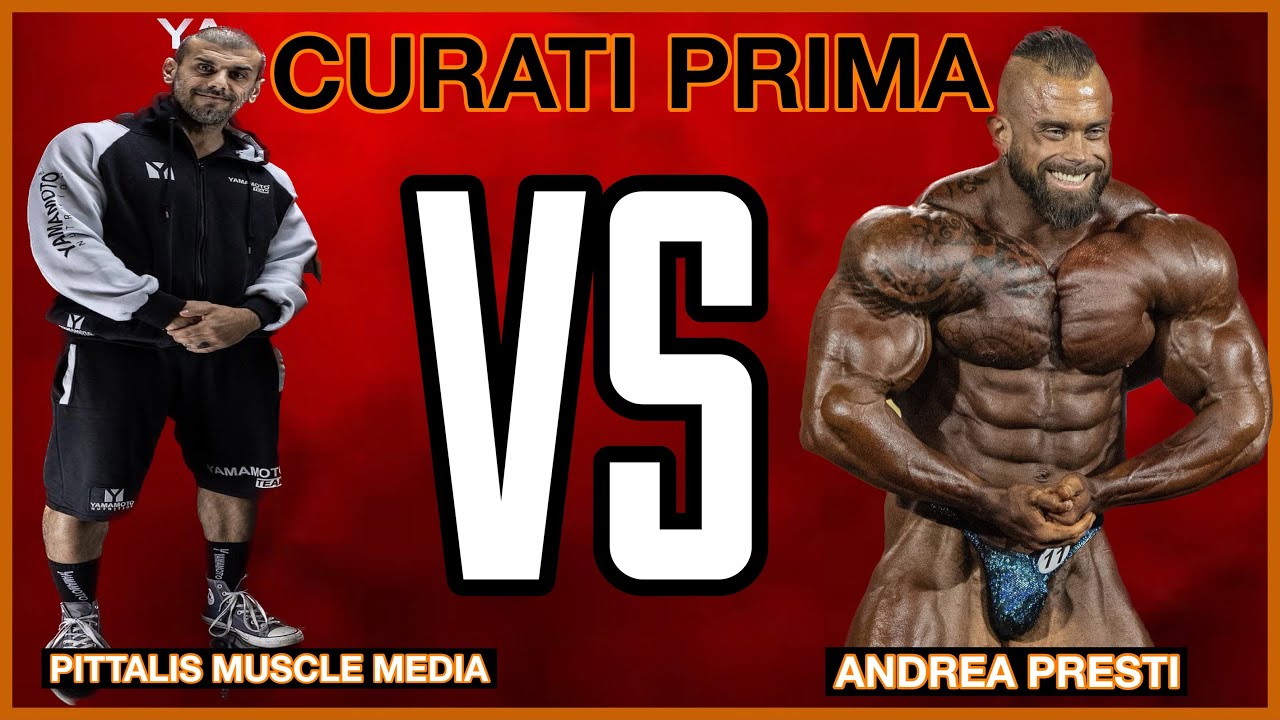 ANDREA PRESTI contro PITTALIS MUSCLE MEDIA+PRENDE IN GIR&Ograve; SALUTE DI ANDREA PRESTI