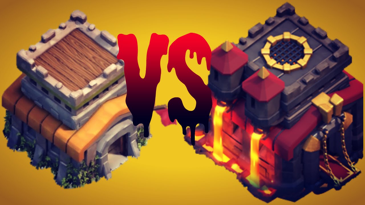 TH8 vs TH10 Maxed