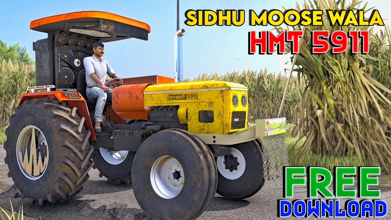 HMT 5911 Indian Tractor Mod FS25 🚜 | Free Download Link | Fs25 Indian Tractor Mod