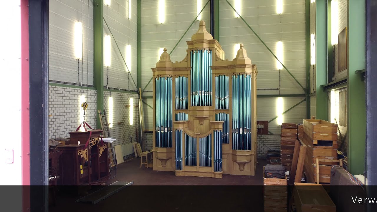 Van den Heuvel Orgelbouw - opbouw orgel Hersteld Hervormd Ridderkerk