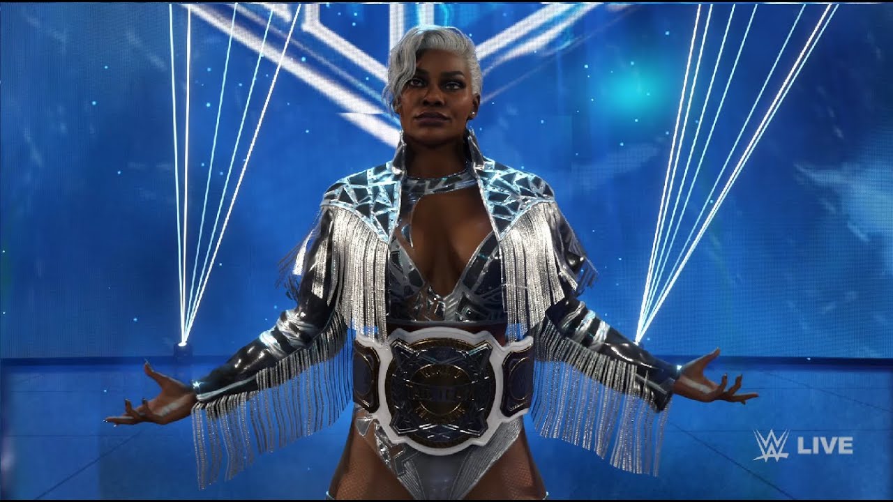 WWE 2K24 Jade Cargill vs. Kairi Sane SmackDown