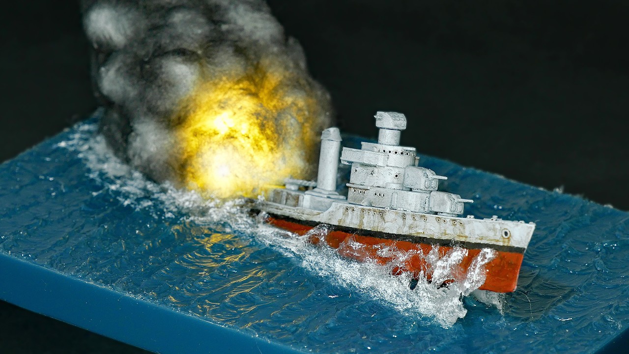 Create Your Own Stunning Sinking Ship Wreck. Diorama Underwater - Diy Tutorial!