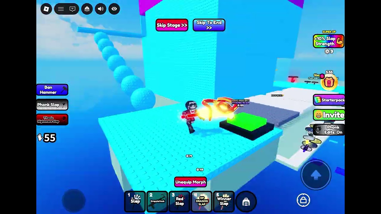 me playing phone tower