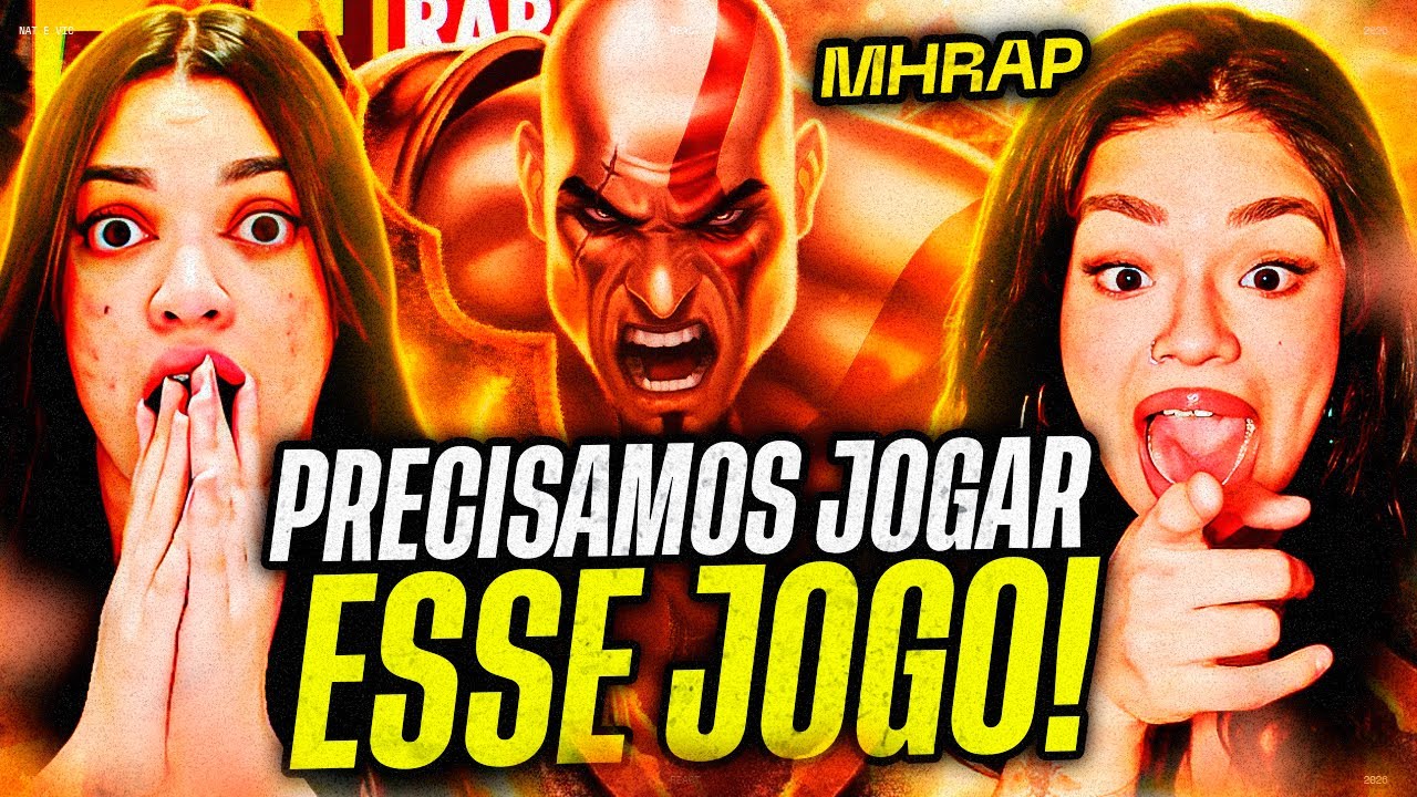MHRAP: Tipo KRATOS 🔥 (God of War) | Vick e Nat [REACT]
