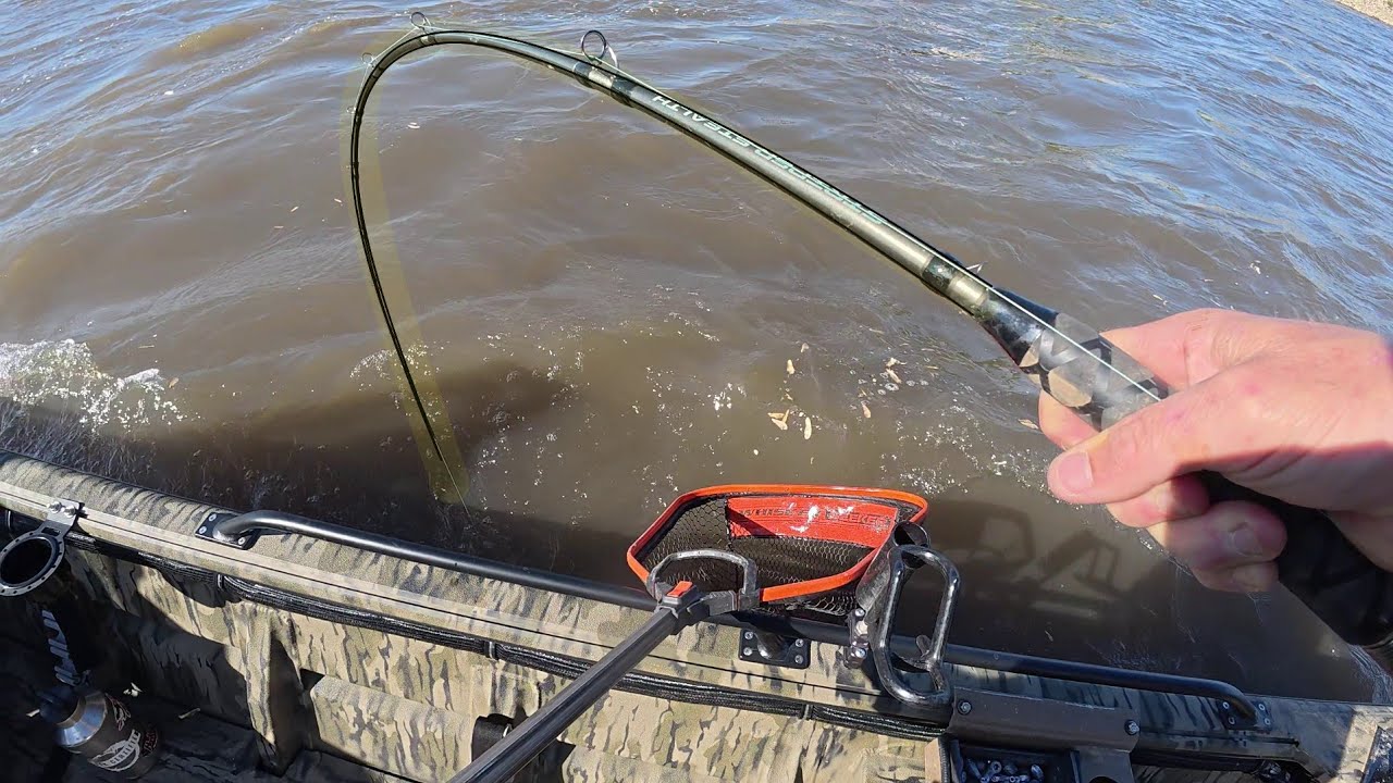 URBAN RIVER Fishing In The NEW BOAT!!! (Spillway Fishing)