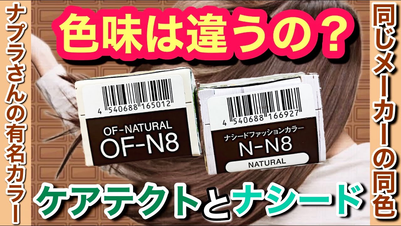 第46回🍫ケアテクトとナシードどう違うの？【同じメーカーのN8て色違う？】