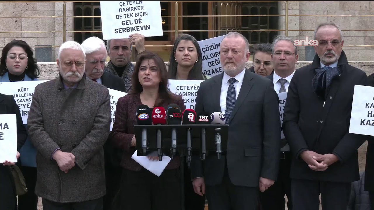 DEM Parti Grup Başkanvekilleri ve Meclis Grubu TBMM'de a&ccedil;ıklama yapıyor #Canlı