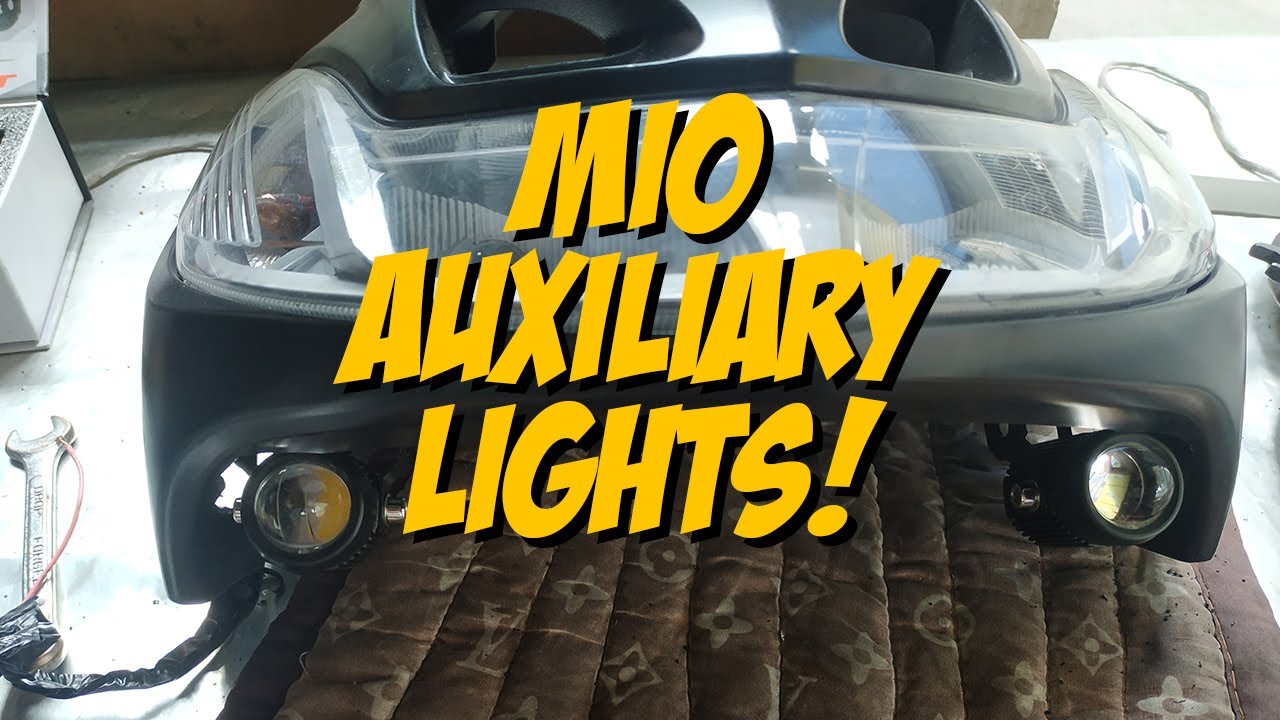 Yamaha Mio - Mahinang ilaw, anong solusyon? (Auxilary Lights, Passing Light and Hazard Installation)