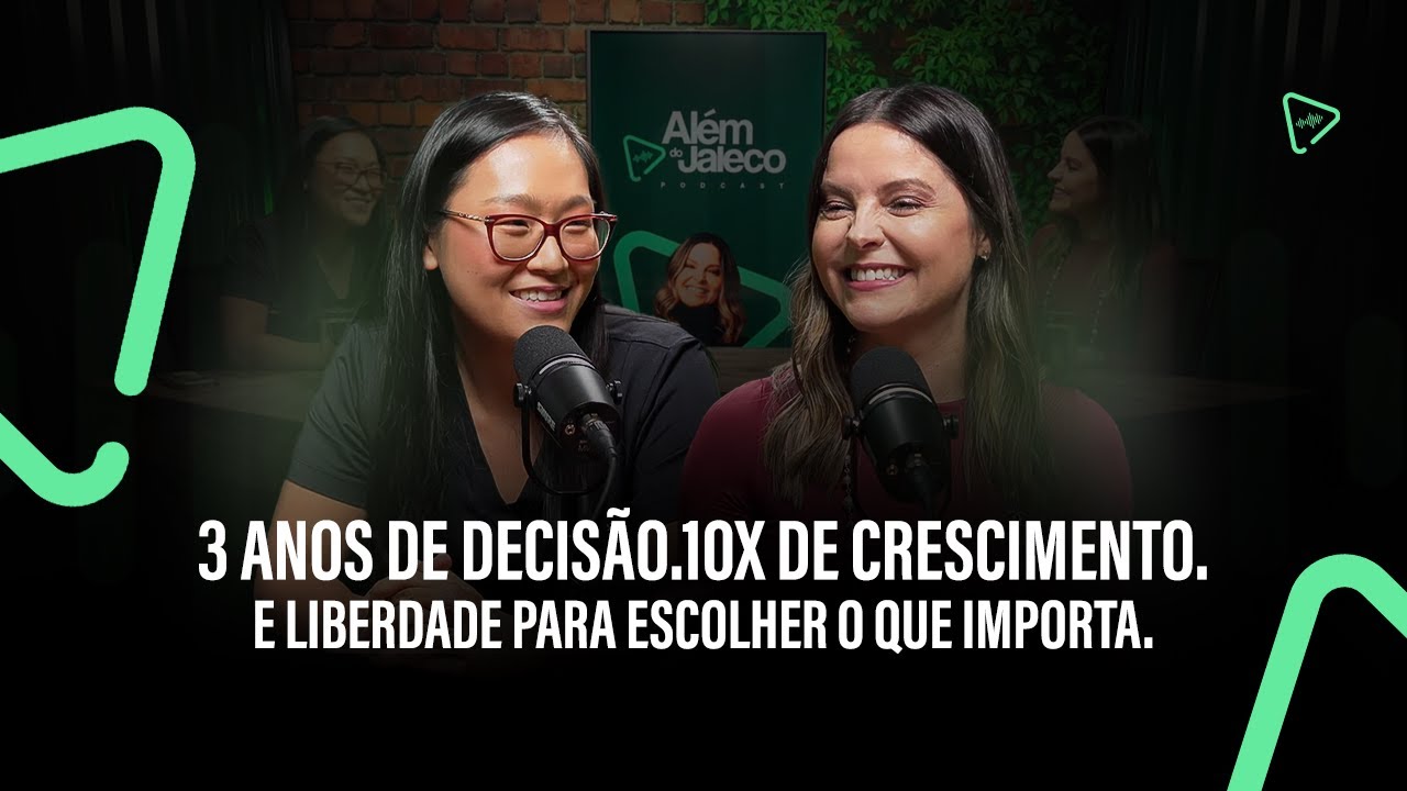 3 anos de decisão.10x de crescimento. E liberdade para escolher o que importa.