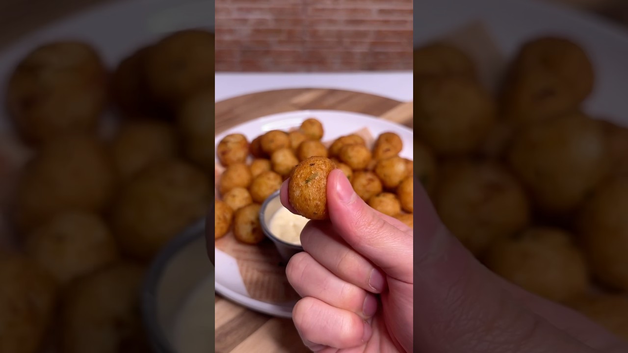 🍟 BOLITAS DE PATATA 🍟 #receta #recetasfaciles #recetas #recetasrapidas #patata #patatasfritas