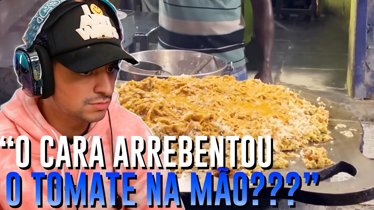 CORINGA REAGINDO A COMIDA DE RUA DA INDIA!!!