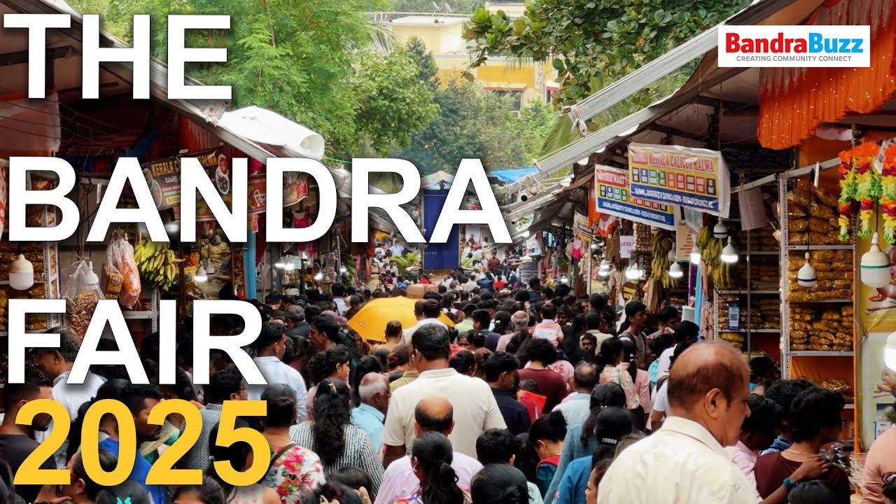 Walkthrough of Mount Mary Basilica & Bandra Fair 2025 | Mount Mary Steps Stalls & September Garden 