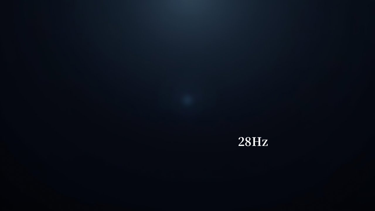 【28Hz】音が、さらに深く定着する ｜ Solfeggio Ambient