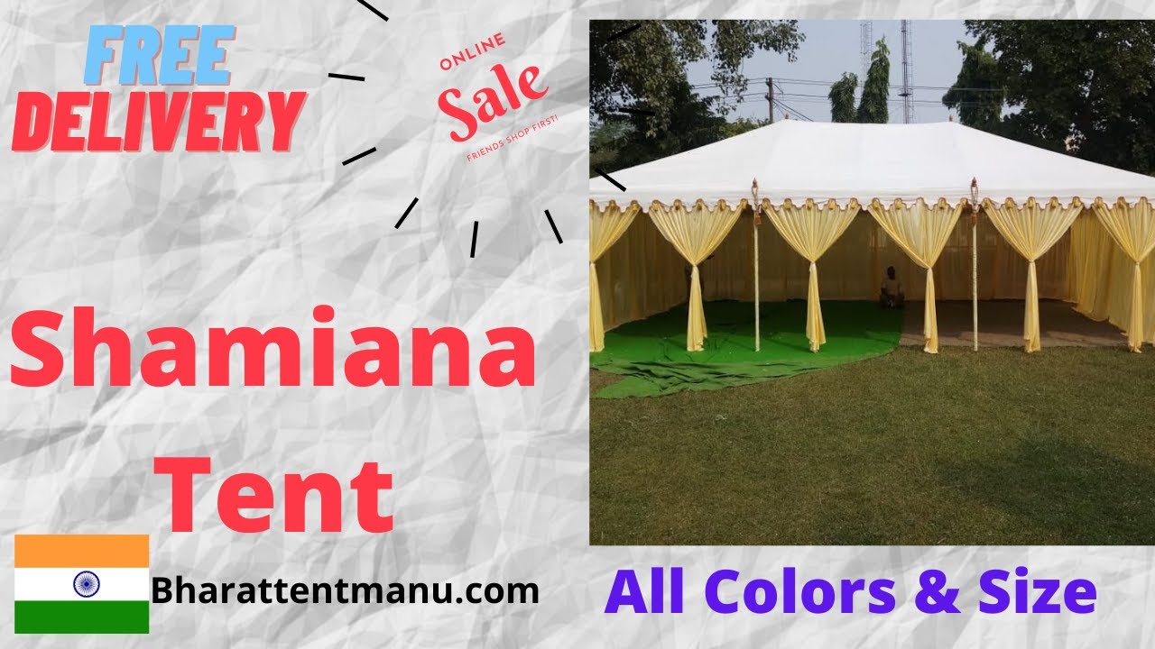 Waterproof Shamiana Tent Manufactures | All Size & Colors | Shamiyana Tent Suppliers