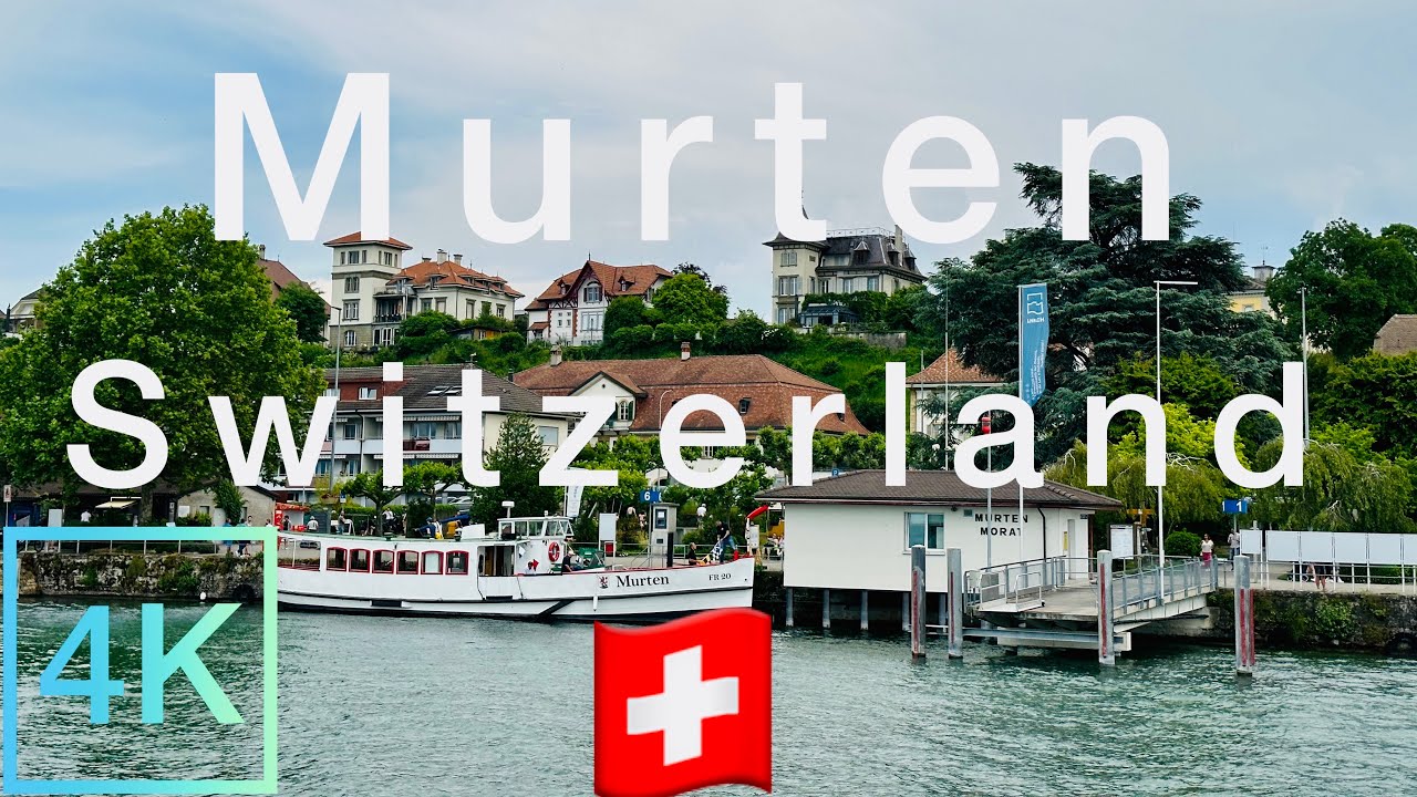 Welcome to Murten Switzerland (4K) video