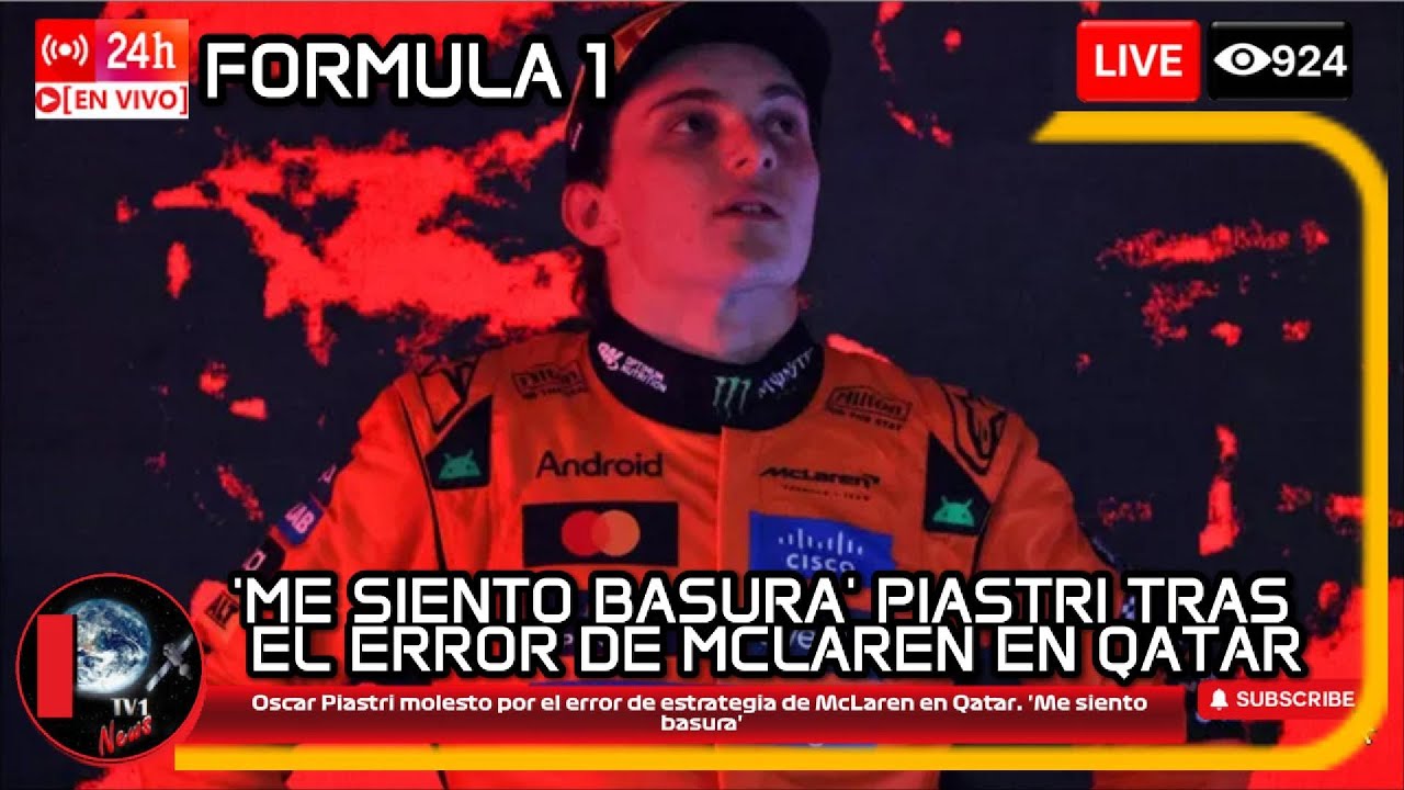 Oscar Piastri upset by McLaren's strategic error in Qatar: 'I feel like trash'
